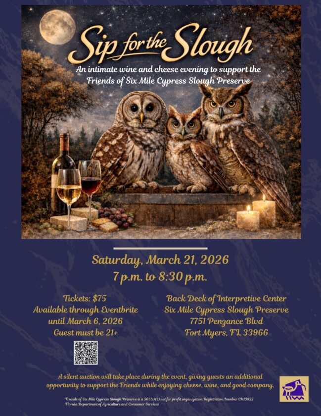 Friends group announces first ‘Sip for the Slough’ event March 21